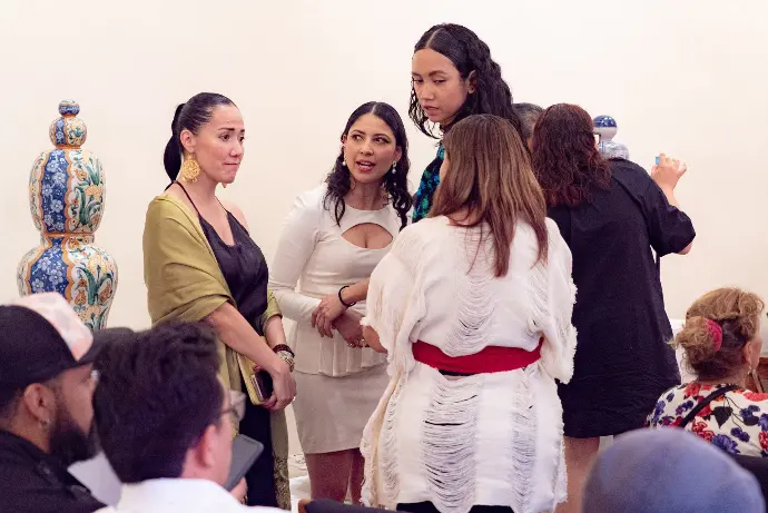 Embajadoras Adriana Basulto y Saida Aparicio