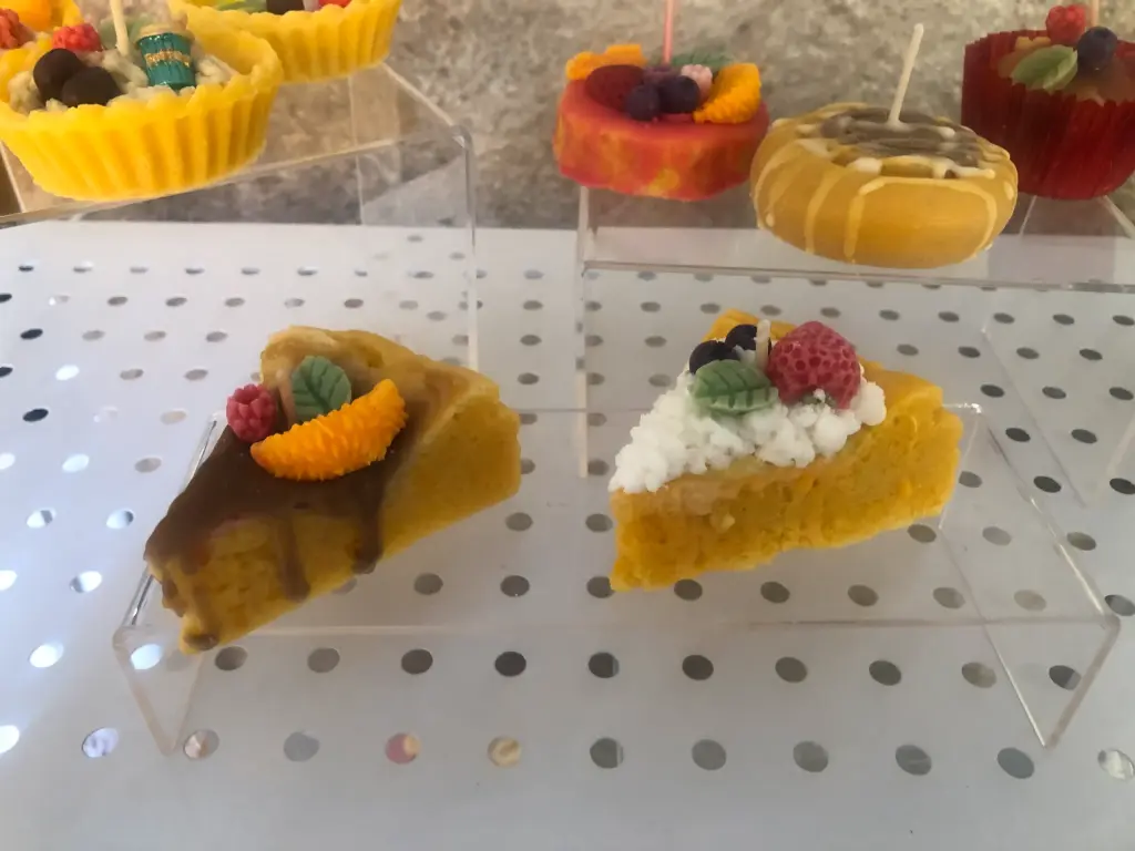 Velas rebanadas de pastel | Derma Organic