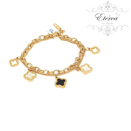 Pulsera Chapa de Oro Joyería Eterea